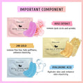 PEAUAMIE Under Eye Patches Gold and Hyaluronic Acid for puffy eyes,Rose Eye Masks for Dark Circles and Puffiness skin care Smooth Wrinkles products 30 Pairs