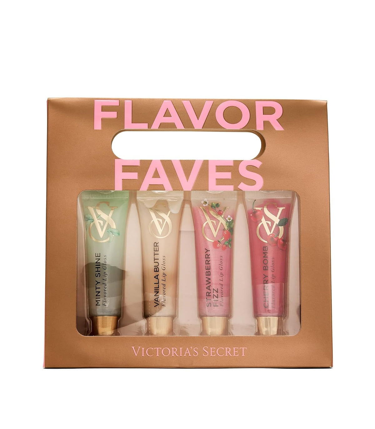Victoria's Secret 4 Piece Flavor Favorites Lip Gloss Gift Set