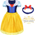 LIMIROLER Princess Dress Up Clothes for Little Girl Role Play Costume Gift Set Princess Dress Up Toys for Toddler Girls