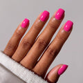 CurvLife Short Square Halloween Glow-in-the-Dark Press On Nails
