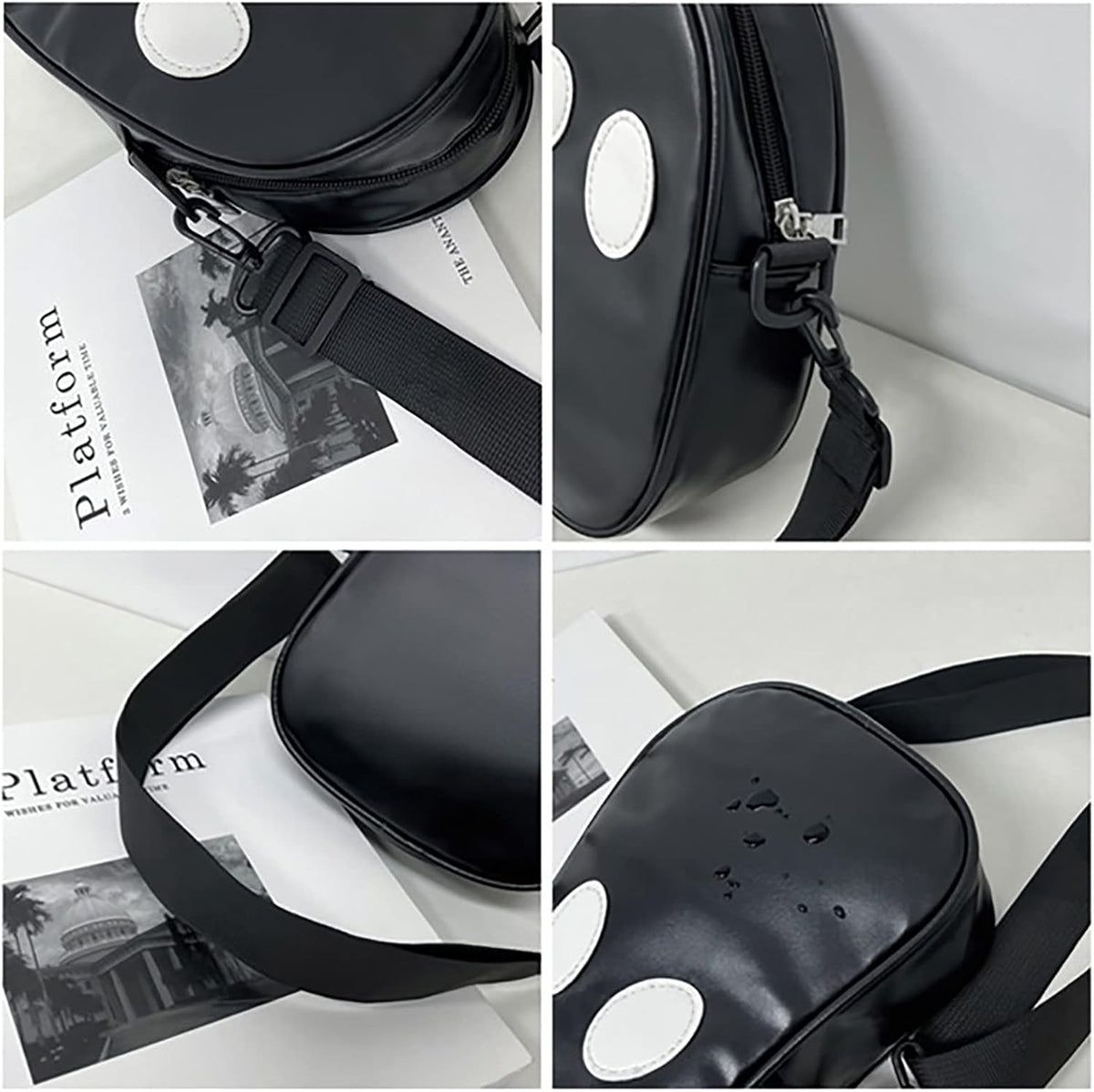 Halloween Purse Novelty Ghost Purse for Women Men Cute Crossbody Bag Satchel Bag Novelty Shoulder Bag