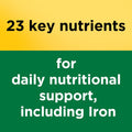Nature Made Multivitamin Tablets with Iron, Multivitamin for Women and Men for Daily Nutritional Support, Multi Vitamins for Adults, 130 Tablets, 130 Day Supply