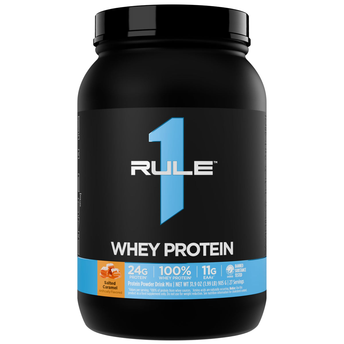 Rule 1 Proteins Whey Protein Powder, Vanilla Ice Cream, 68 Servings | 24g Fast-Acting Protein from All-Whey Sources with Naturally Occurring EAAs & BCAAs for Workout Recovery or Anytime Use