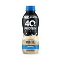 Optimum Nutrition 40g Protein Shake, Vanilla, 14 Fl Oz, 12 Ct | Naturally Flavored, On The Go Complete Protein Drink, Supports Muscle Recovery, 40g of Protein per Serving, Gluten Free