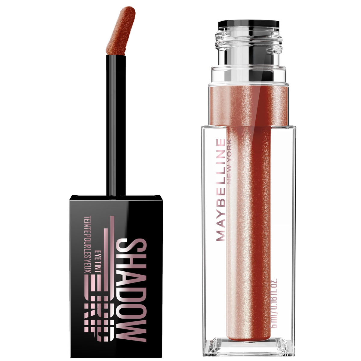 MAYBELLINE Shadow Drip Eye Tint Liquid Eyeshadow, High-Impact, Lightweight Shimmer Eye Shadow with Up To 16HR Wear, Amethyst Drip, 1 Count