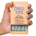 Chillhouse - Chill Tips, Press on Nails Kit - Sea Siren (Almond) - 30 Nail Shapes & Sizes - Up to 2 Weeks of Wear - Customizable Fit - Reusable - Latina Founded & Women Owned - Beauty & Self Care