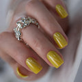 CurvLife Short Square Halloween Glow-in-the-Dark Press On Nails