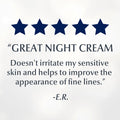Eucerin Q10 Anti-Wrinkle Night Cream + Pro-Retinol, Facial Cream for Sensitive Skin, 1.7 Oz Jar