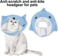 Friusate Cat Recovery Collar - Soft, Adjustable, Breathable, Lightweight Cat Cone to Stop Licking - After Surgery