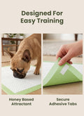 Pogi’s Puppy Pads with Sticky Tabs – Medium, Super Absorbent, Odor Blocking, 40-Count (18x24in)