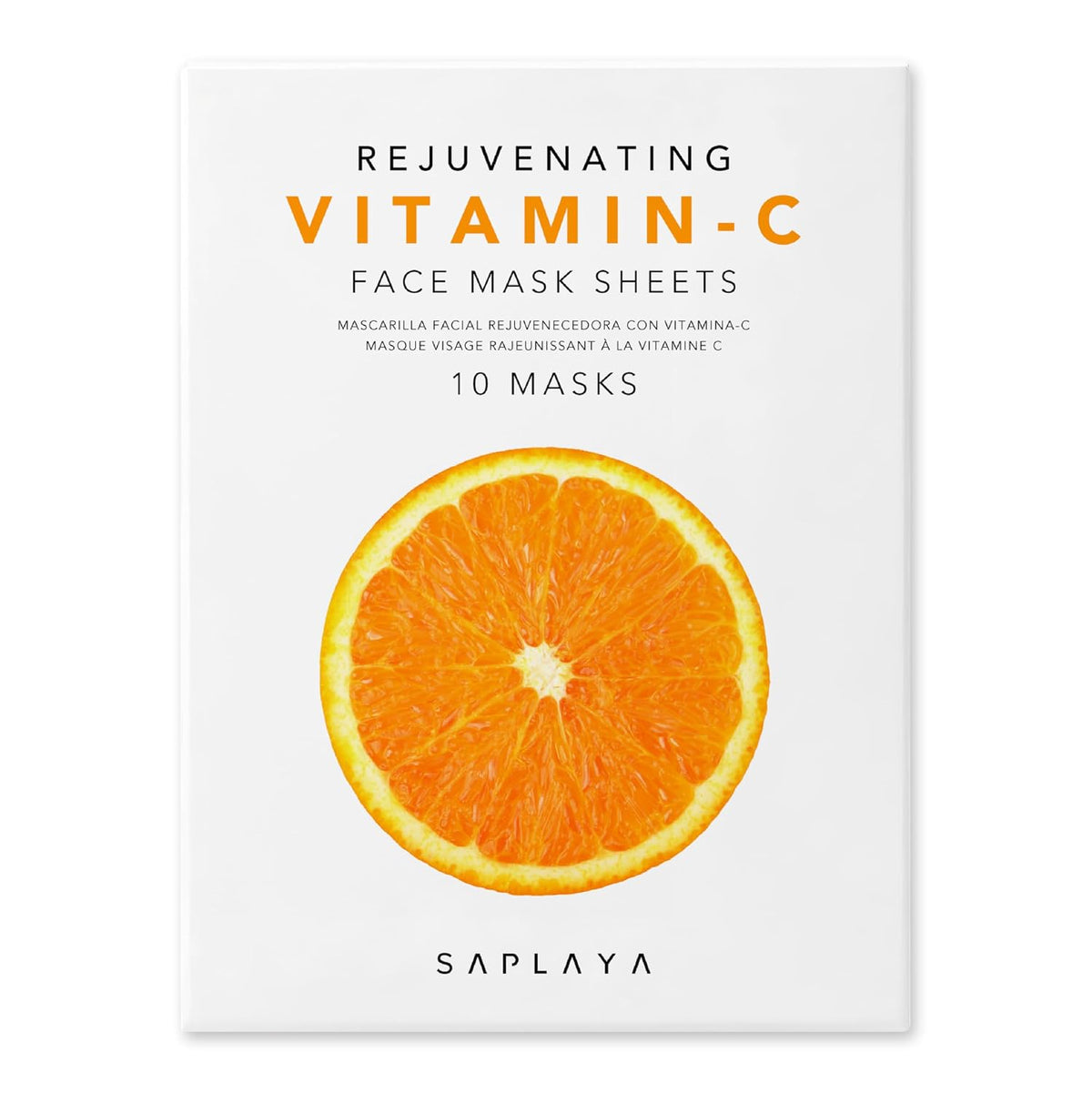 K-Beauty Facial Skincare Natural Beauty Multi-Pack Face Sheet Masks Balanced Skin Care Made In South Korea 10 Pack Vitamin-C