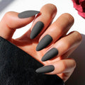 Glamnetic Halloween Press On Nails, Short Almond Glossy, Ghost Besties