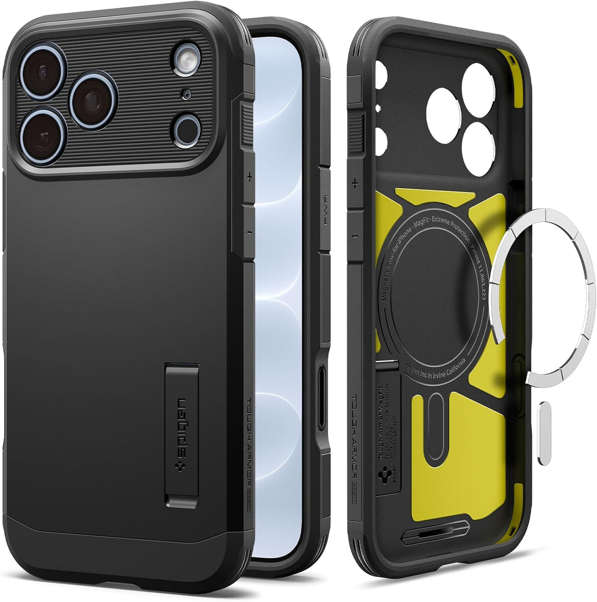 Spigen Tough Armor T MagFit for iPhone 17 Pro / 18 Pro Case, Black