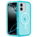 Follaroma Magnetic for iPhone 16 Plus Case, Heavy Duty Phone Cases, Clear