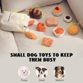 Nocciola Squeaky Bread Stuffed Dog Toys Pack - Puppy Toys with Grocery Bag to Keep Them Busy, Small Dog Toys for Boredom, Durable Snuffle Dog Toys for Small Medium Breeds Pet Gift