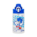 Zak Designs Sanrio Hello Kitty Sage 16oz Leak-Proof Straw Kids Water Bottle | BPA Free, Durable Plastic, Cupholder Friendly, Dishwasher Safe, Easy to Clean, Lid Lock, Handle, For School, Home, Travel