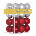 Rose Red 4.0" Large Christmas Balls - Christmas Tree Decoration Ornaments Shatterproof Hanging Balls for Birthday Halloween Holiday Wedding Decorations Set of 4pcs