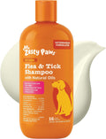 Zesty Paws Flea and Tick Shampoo for Dogs - Veterinarian Formulated Flea Shampoo for Dogs to Kill Fleas, Ticks & Their Eggs - Soothes Itchy & Irritated Dog Skin - Cedarwood, Rosemary & Peppermint Oil