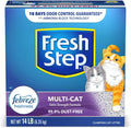 Fresh Step Clumping Cat Litter, Multi-Cat Odor Control, 14 lbs (Pack of 2)