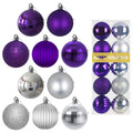 Rose Red 4.0" Large Christmas Balls - Christmas Tree Decoration Ornaments Shatterproof Hanging Balls for Birthday Halloween Holiday Wedding Decorations Set of 4pcs