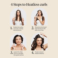 Kitsch Satin Heatless Curls Overnight Set - Sunset Tie Dye