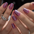 CurvLife Short Square Halloween Glow-in-the-Dark Press On Nails