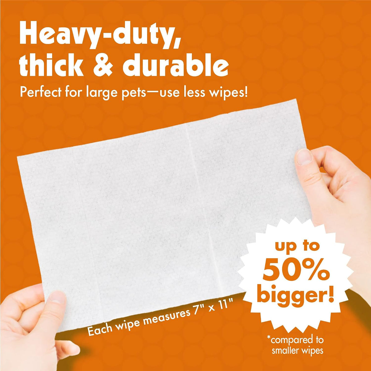 PETKIN Big N Thick PAW Wipes Dog and CAT Wipes