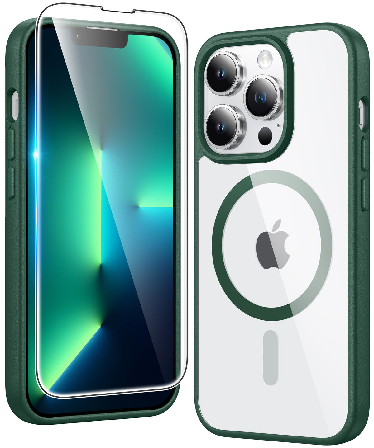 FNTCASE for iPhone 18 Pro Max Case / 17 Pro Max Clear Case Fit for Magsafe