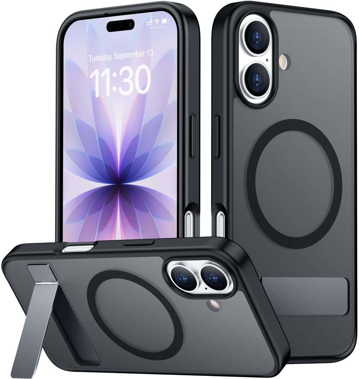 SPIDERCASE for Samsung Galaxy S26 Ultra Case,Built-in Stand,Clear
