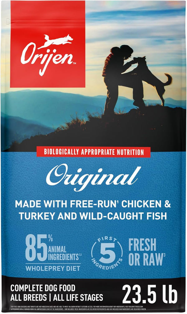 ORIJEN Grain Free WHOLEPREY Dry Dog Food Original Recipe 23.5lb. Bag