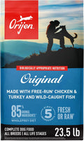 ORIJEN Grain Free WHOLEPREY Dry Dog Food Original Recipe 23.5lb. Bag