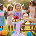 Meland Mermaid Dress for Girls Age 3-10, Princess Dress Up Costume Toy Gift