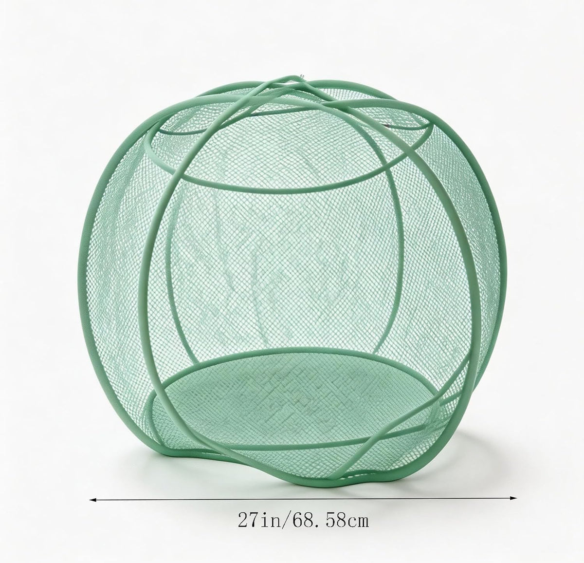 Outdoor Cat Enclosure, Giant Cat Hamster Ball for Outside, Mesh Ball Cat Cage, 360 Panoramic Rolling Cat Playpen, Foldable Breathable Mesh Pet Playpen with Zipper, Cat Outdoor Ball Cage