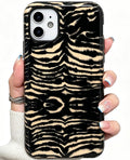 Compatible with iPhone 18 Pro Case,Animal Stylish Zebra Tiger Print Pattern Retro Phone Case Shockproof Double-Layer Drop-Resistant Protection,Zebra, for iPhone 18 Pro