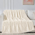 Rust Throw Blanket - Soft & Fluffy Fleece, Cute & Aesthetic, Perfect for Sofa, Couch, Chair, Bed, Living Room & Bedroom, All-Season Use, Plush & Cozy Decorative Blanket