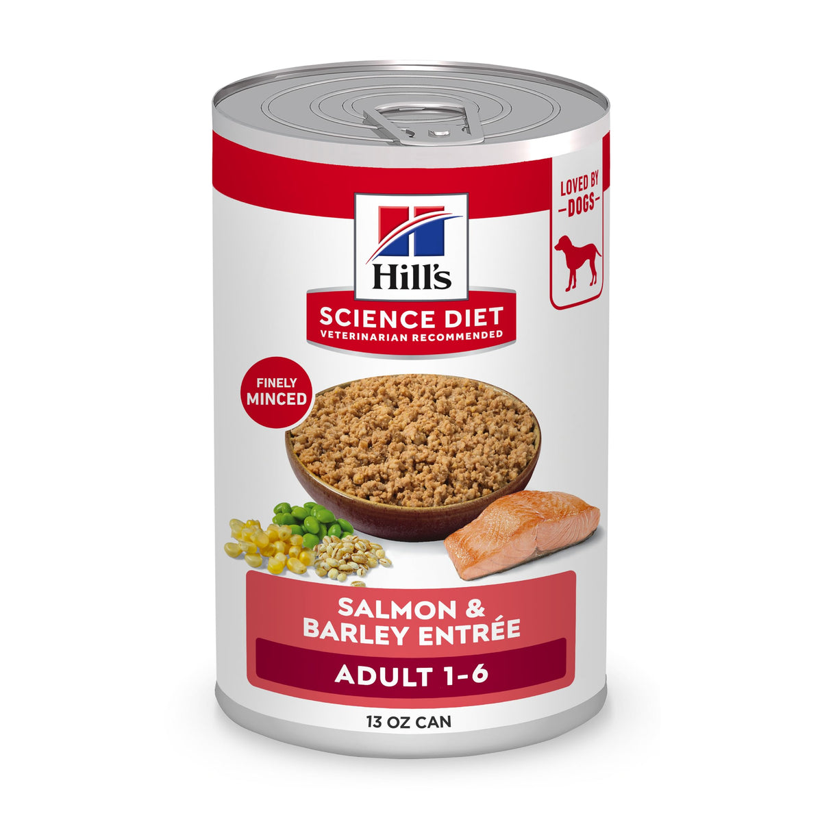 Hill's Science Diet Adult 1-6 Wet Dog Food, Beef & Vegetables, 12.8 oz. Cans, 12-Pack