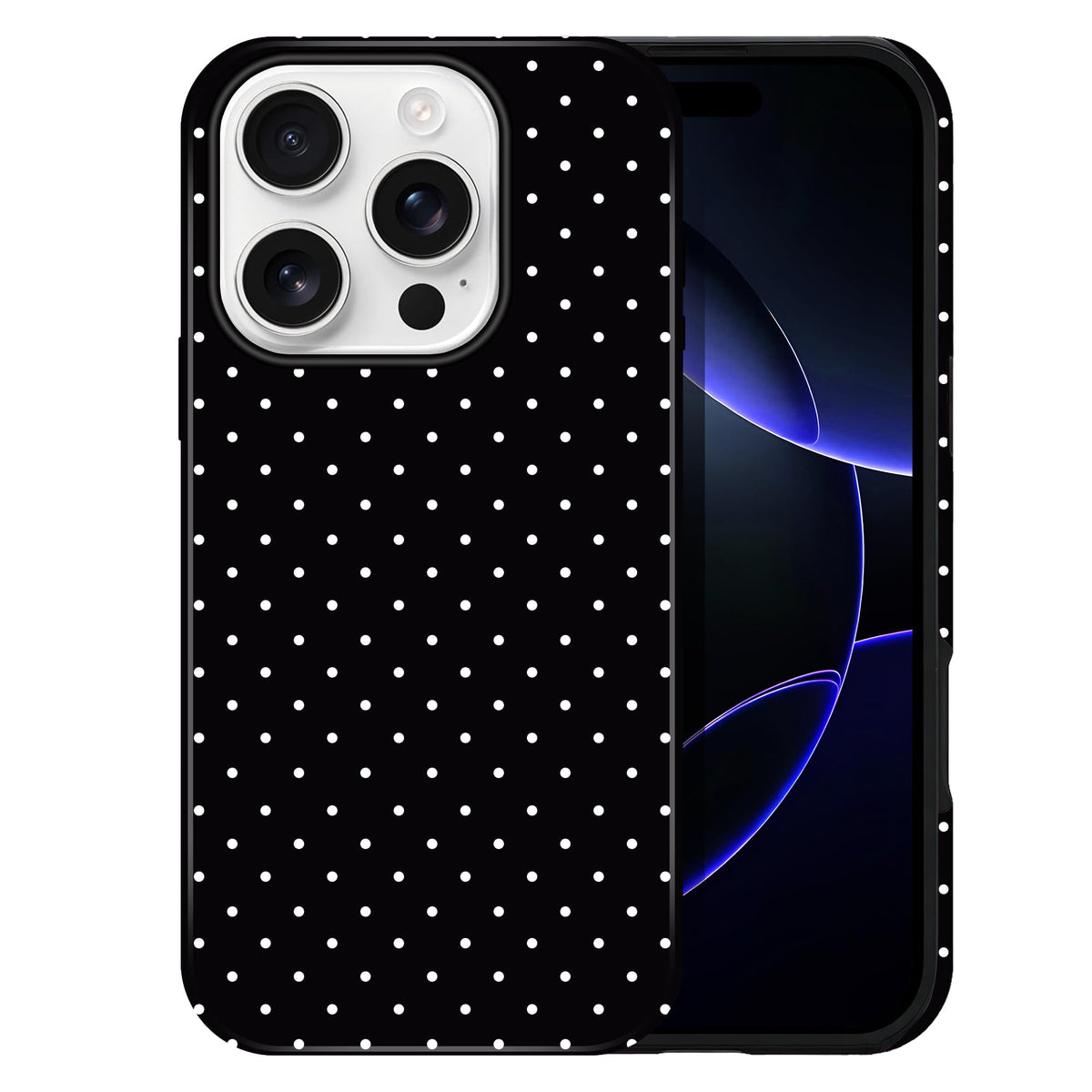 Polka Dot Pattern Phone Case for iPhone 13/14 6.1", Wine