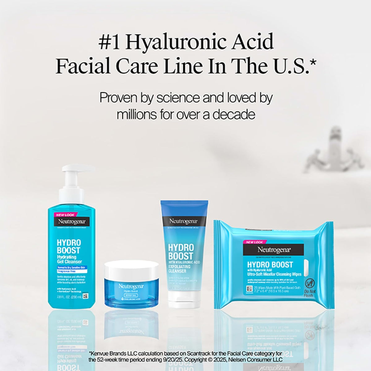 Neutrogena Hydro Boost Water Gel and Hydro Boost Hydrating Gel Cleanser, for Normal to Oily Skin, Facial Moisturizer 1.7 fl oz and Trial-Size Facial Cleanser 0.5 fl oz