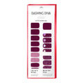 Dashing Diva Gloss Nail Strips - Crystal Clear - UV Free, Chip Resistant, Long Lasting Gel Stickers - Contains 32 Wraps, 1 Prep Pad, 1 File