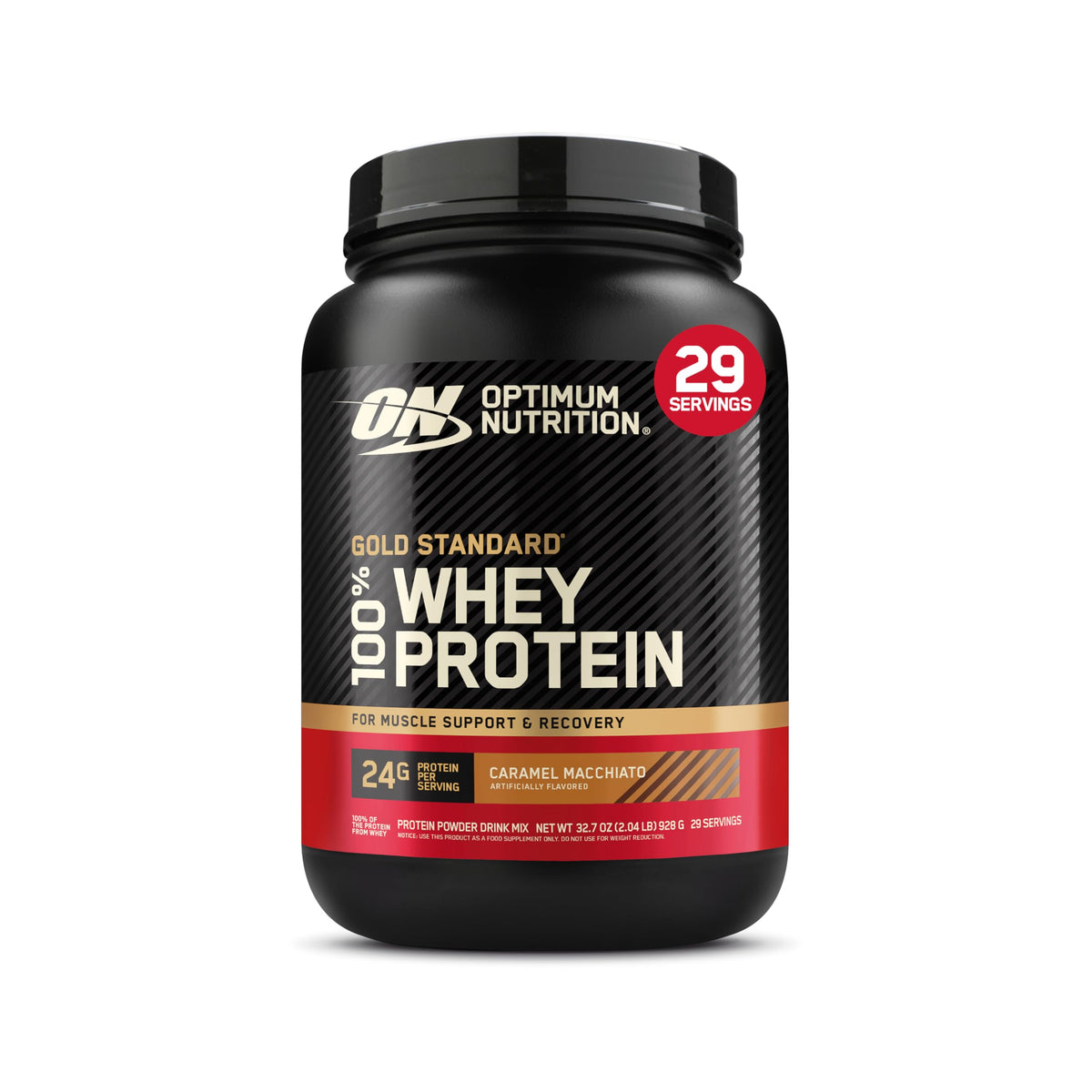 Optimum Nutrition Gold Standard 100% Whey Protein Powder, Cookies & Cream, 2 Pound (Packaging May Vary)