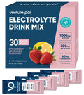 Venture Pal High Sodium Sugar Free Electrolytes Powder Packet, Zero Calories Hydration Packets with Vitamin, Sodium, Potassium & Magnesium, Electrolyte Drink Mix, Vegan, Keto Friendly, 16 Count