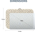 Puffy Laptop Sleeve 13 Inch Cute Quilted Laptop Protective Case Padded Floral Computer Sleeve for MacBook (A-Blue, 13 Inch)