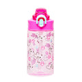 Zak Designs Sanrio Hello Kitty Sage 16oz Leak-Proof Straw Kids Water Bottle | BPA Free, Durable Plastic, Cupholder Friendly, Dishwasher Safe, Easy to Clean, Lid Lock, Handle, For School, Home, Travel