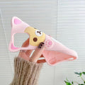 IAIYOXI 3D Cute Cartoon Bear Phone Case for iPhone 15 - Fashionable and Stylish - Funny Pink Bear Design - Soft TPU Protective Case - Kawaii Silicone Cover for Women, Girls, and Kids