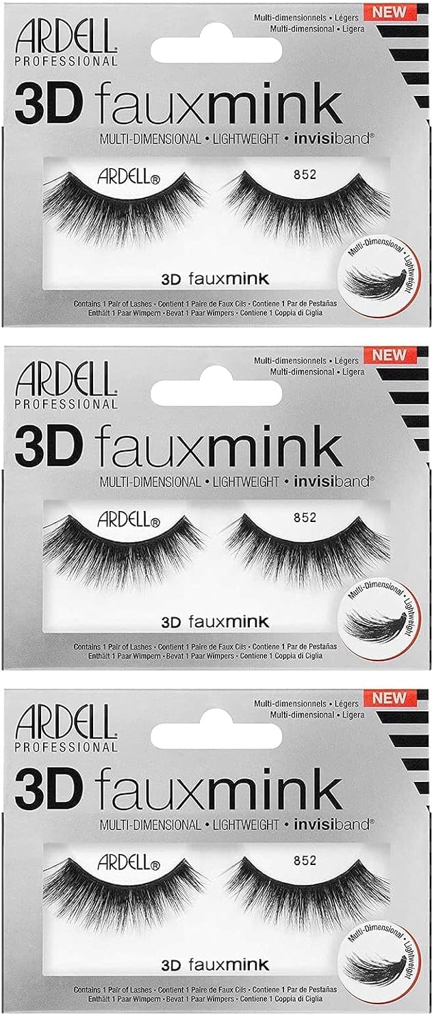 3D Faux Mink 852 (Pack of 3)