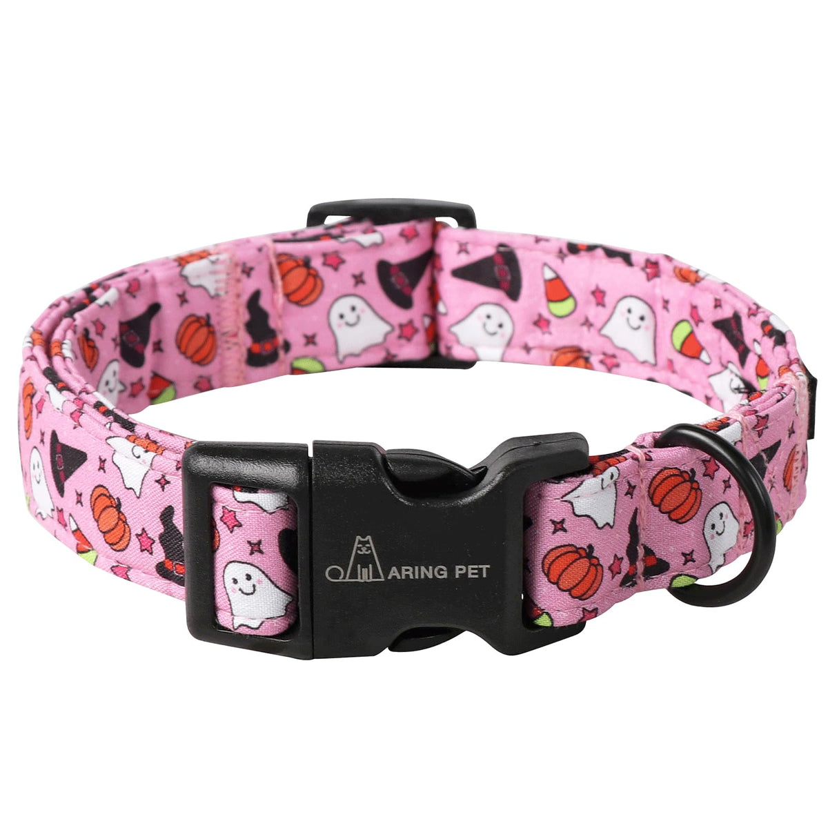 ARING PET Fall Dog Collar-Cotton Maple Leaves Dog Collar for Small Dogs, Adjustable Lightweight Dog Collars with Quick Release Buckle for Small Medium Large Dogs