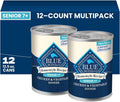 Blue Buffalo Homestyle Recipe Chicken & Vegetable Dinner Paté Natural Wet Dog Food for Senior 7+ Dogs, Made with Natural Ingredients, Vitamins & Minerals, 12.5-oz. Can (12 Count)