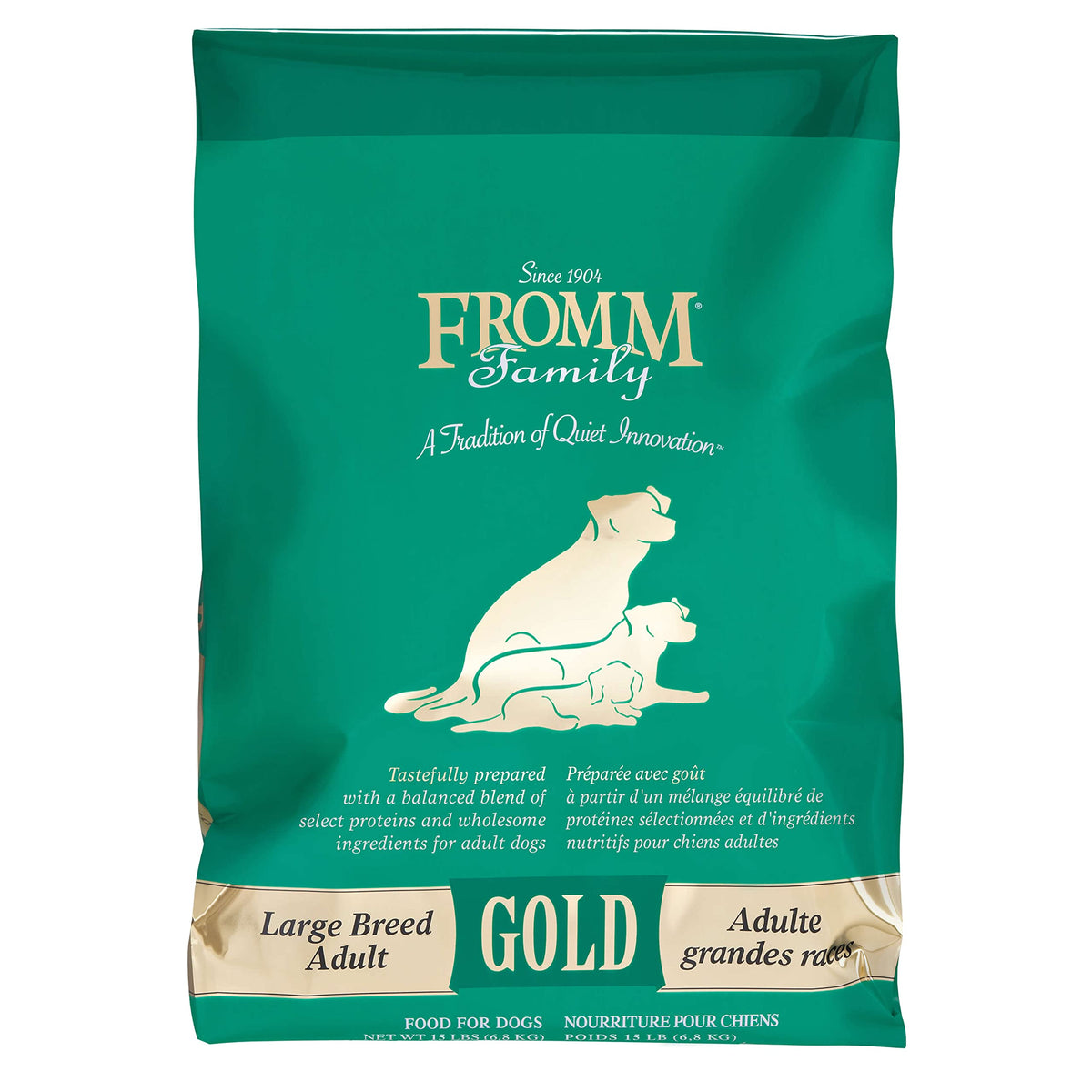 Fromm Large Breed Adult Gold Premium Dry Dog Food - Dry Adult Dog Food for Large Breeds - Chicken Recipe - 30 lb