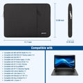 MOSISO Laptop Case 16 inch, 15-15.6 inch Laptop Sleeve Bag with Pocket