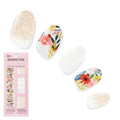 Dashing Diva Gloss Nail Strips - Crystal Clear - UV Free, Chip Resistant, Long Lasting Gel Stickers - Contains 32 Wraps, 1 Prep Pad, 1 File